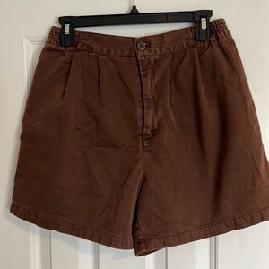 BDG pleat front shorts UO